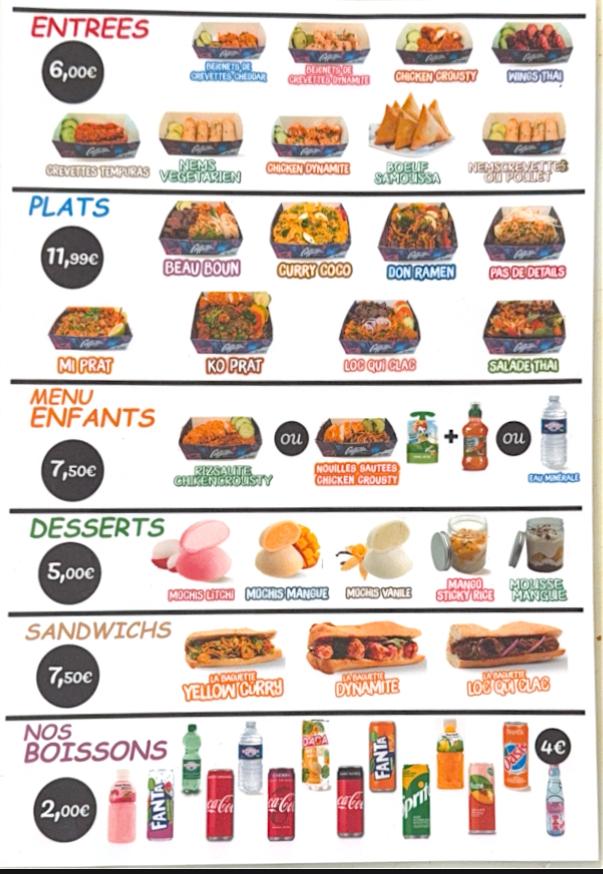 Culture Thaï - Menu Image 1